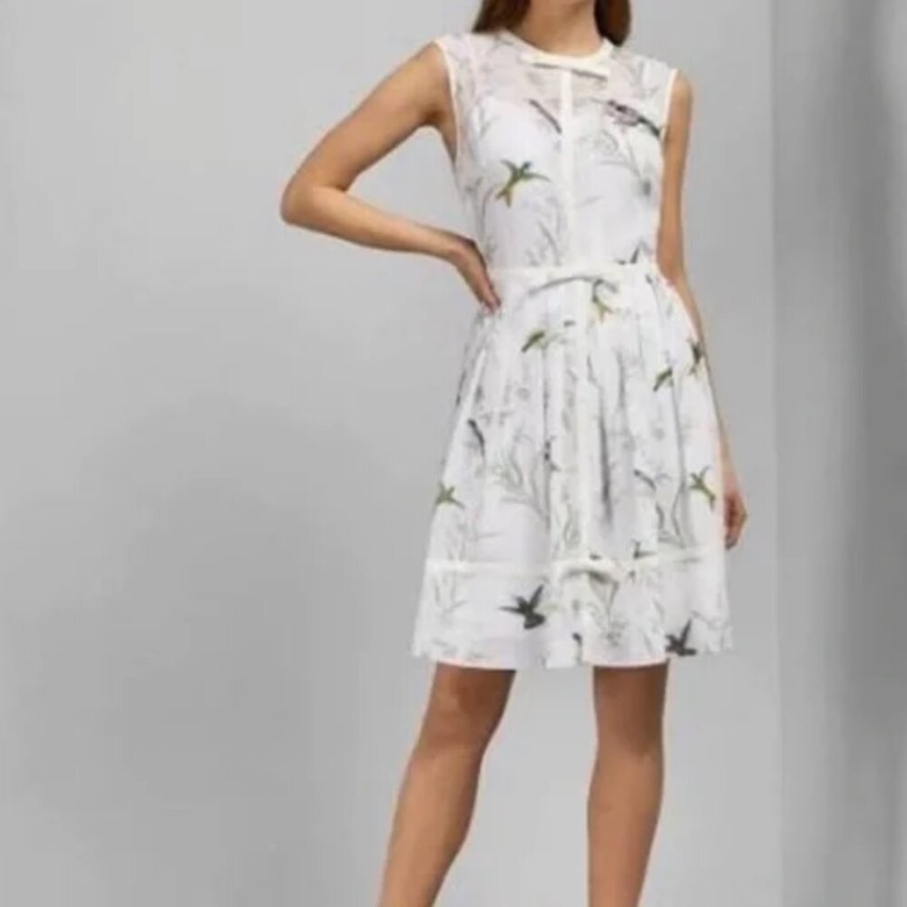 NWT Ted Baker Aleksa Fortune Embroidered Dress Size 3 (Large)